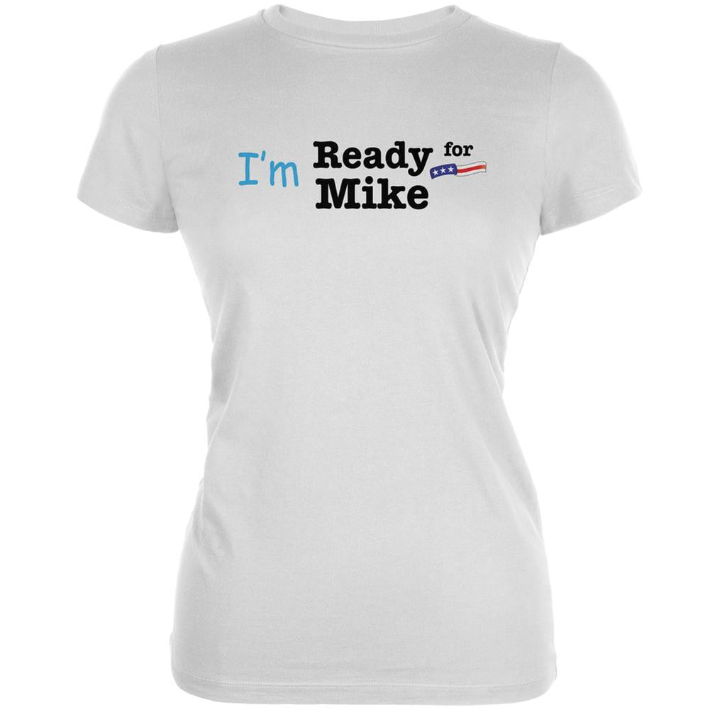 Election 2016 I'm Ready For Mike Huckabee White Juniors Soft T-Shirt Juniors T-Shirts Old Glory 2XL White 