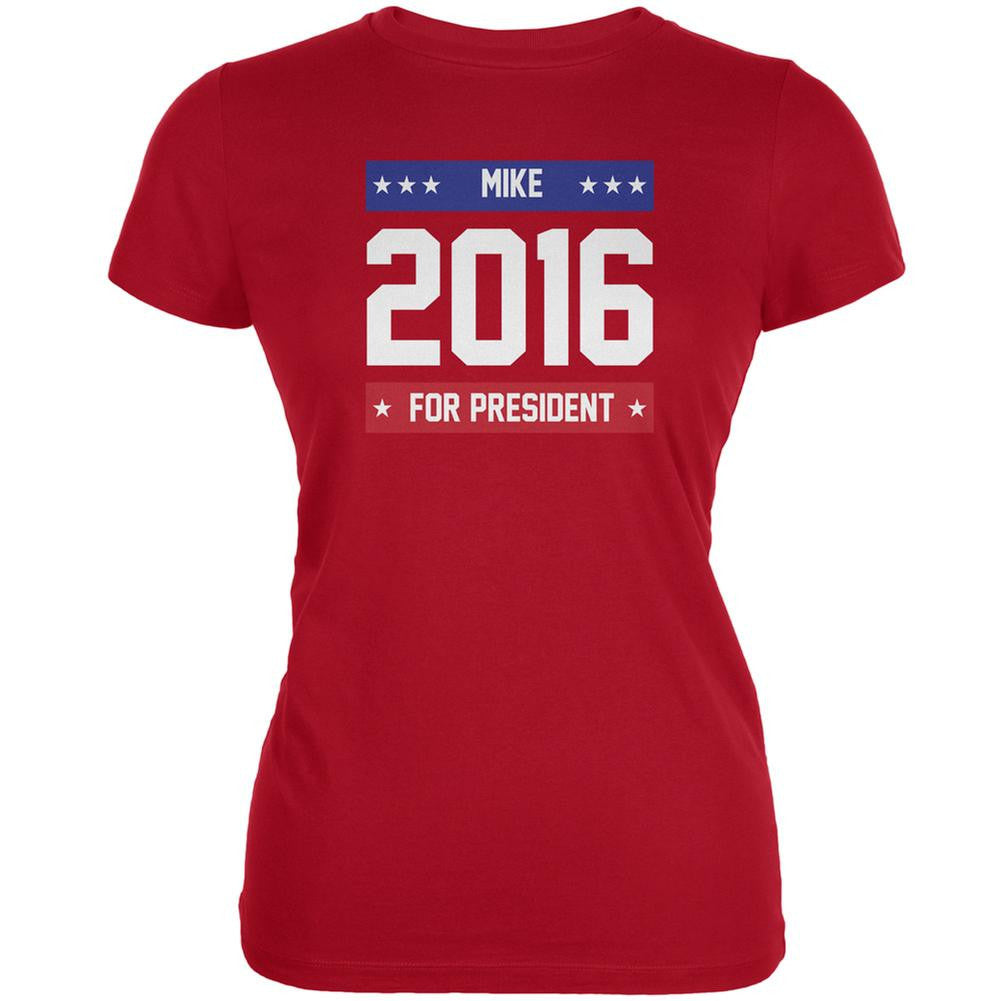 Election 2016 Mike for President 2016 Red Juniors Soft T-Shirt Juniors T-Shirts Old Glory 2XL Red 