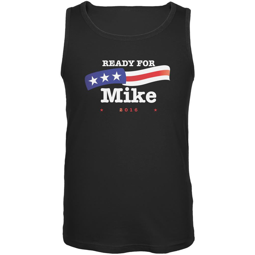 Election 2016 Mike Huckabee American Flag Black Adult Tank Top Men's Tank Tops Old Glory 2XL Black 