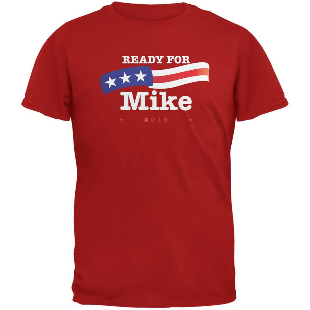 Election 2016 Mike Huckabee American Flag Red Adult T-Shirt Men's T-Shirts Old Glory 2XL Red 