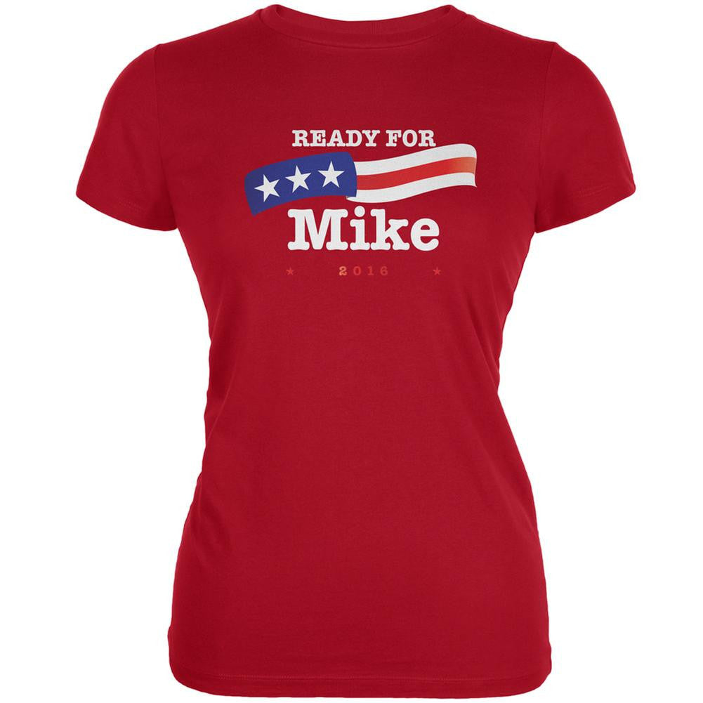 Election 2016 Mike Huckabee American Flag Red Juniors Soft T-Shirt Juniors T-Shirts Old Glory 2XL Red 