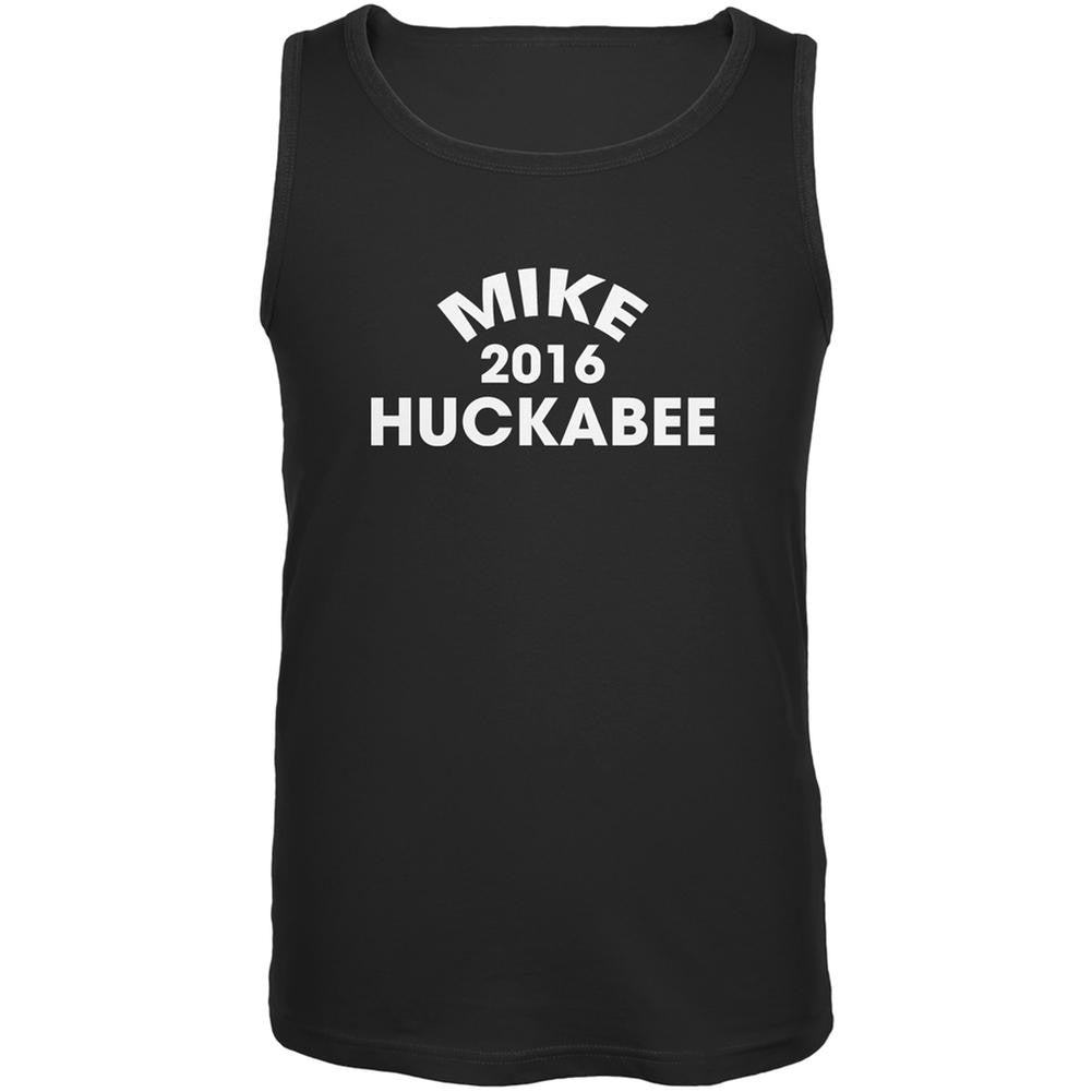 Election 2016 Mike Huckabee Varsity Black Adult Tank Top Men's Tank Tops Old Glory 2XL Black 