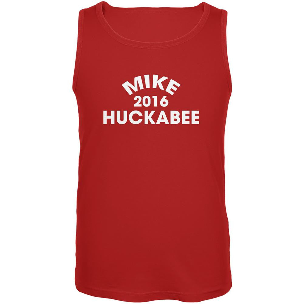 Election 2016 Mike Huckabee Varsity Red Adult Tank Top Men's Tank Tops Old Glory 2XL Red 