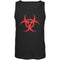Urban Backwoods Black Biohazard Symbol Women's Tank Top - Vintage Design Gym & Fitness Training Shirt