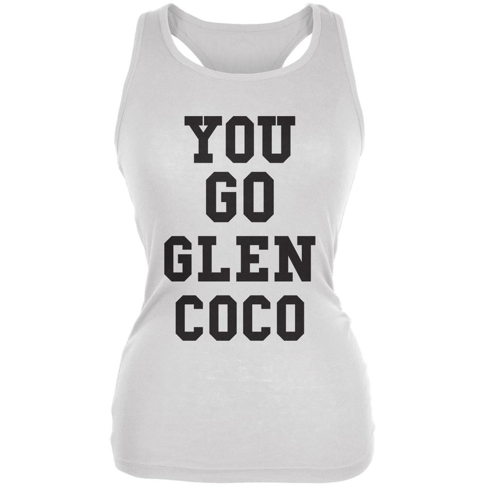 You Go, Glen Coco White Juniors Soft Tank Top Juniors T-Shirts Old Glory 2XL White 