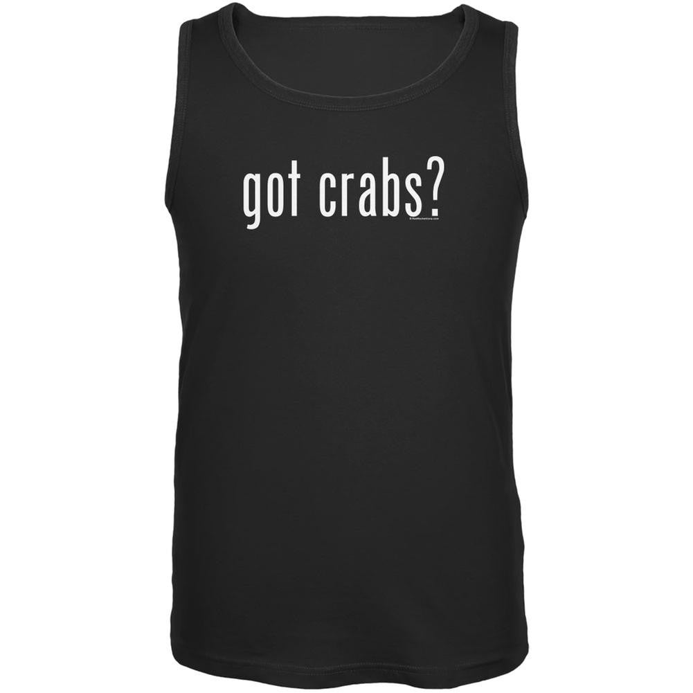 Got Crabs? Black Adult Tank Top Men's Tank Tops Old Glory 2XL Black 