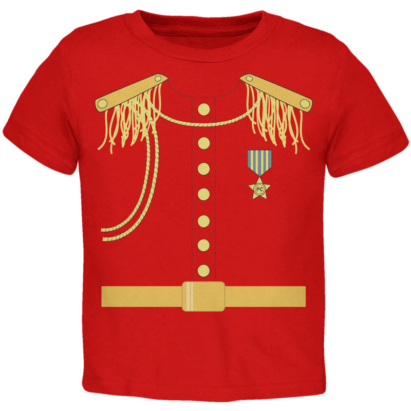 Halloween Prince Charming Costume Red Toddler T-Shirt Toddler T-Shirts Old Glory 44322 Red 