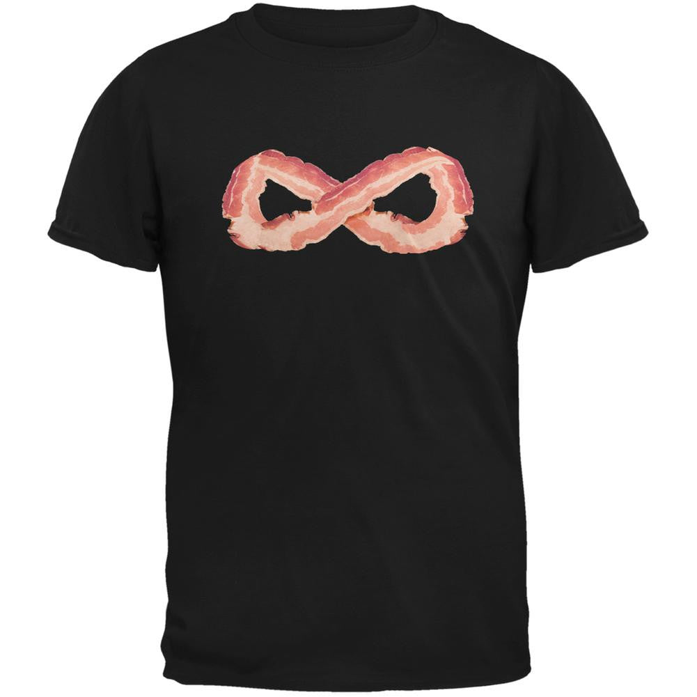 Infinite Bacon Black Adult T-Shirt Men's T-Shirts Old Glory 2XL Black 