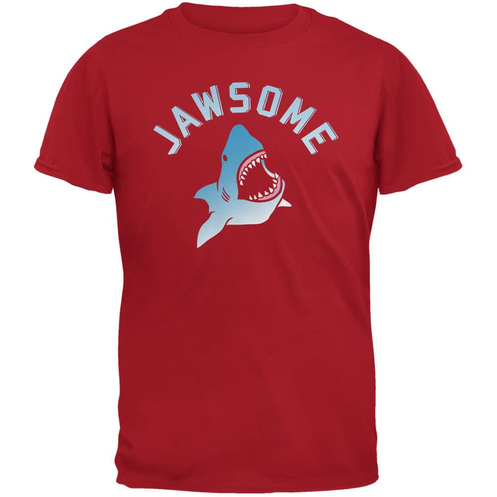 Jawsome Red Adult T-Shirt Men's T-Shirts Old Glory 2XL Red 