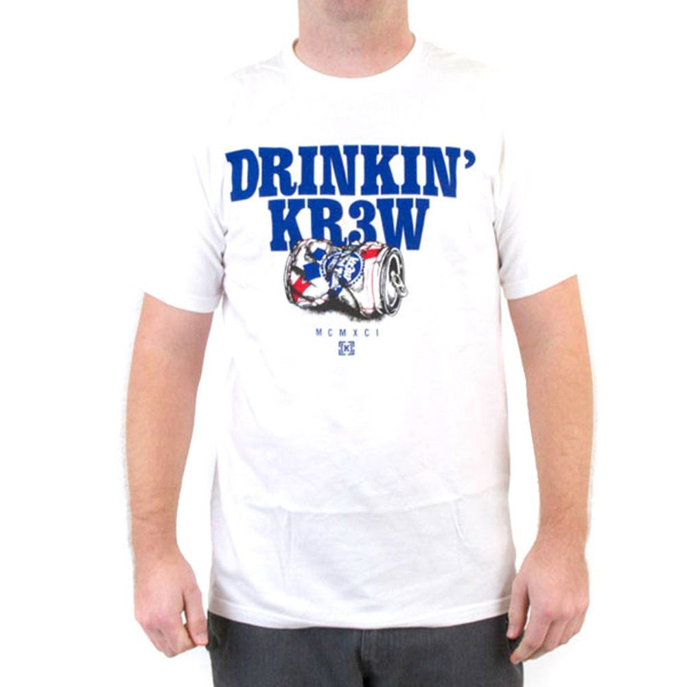 Kr3w - Drinkin' Regular T-Shirt Men's T-Shirts Kr3w   