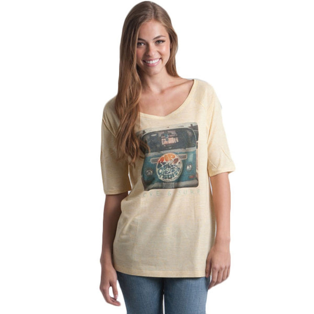 Rip Curl - Surf Bus Sublimation Juniors T-Shirt Juniors T-Shirts Rip Curl   