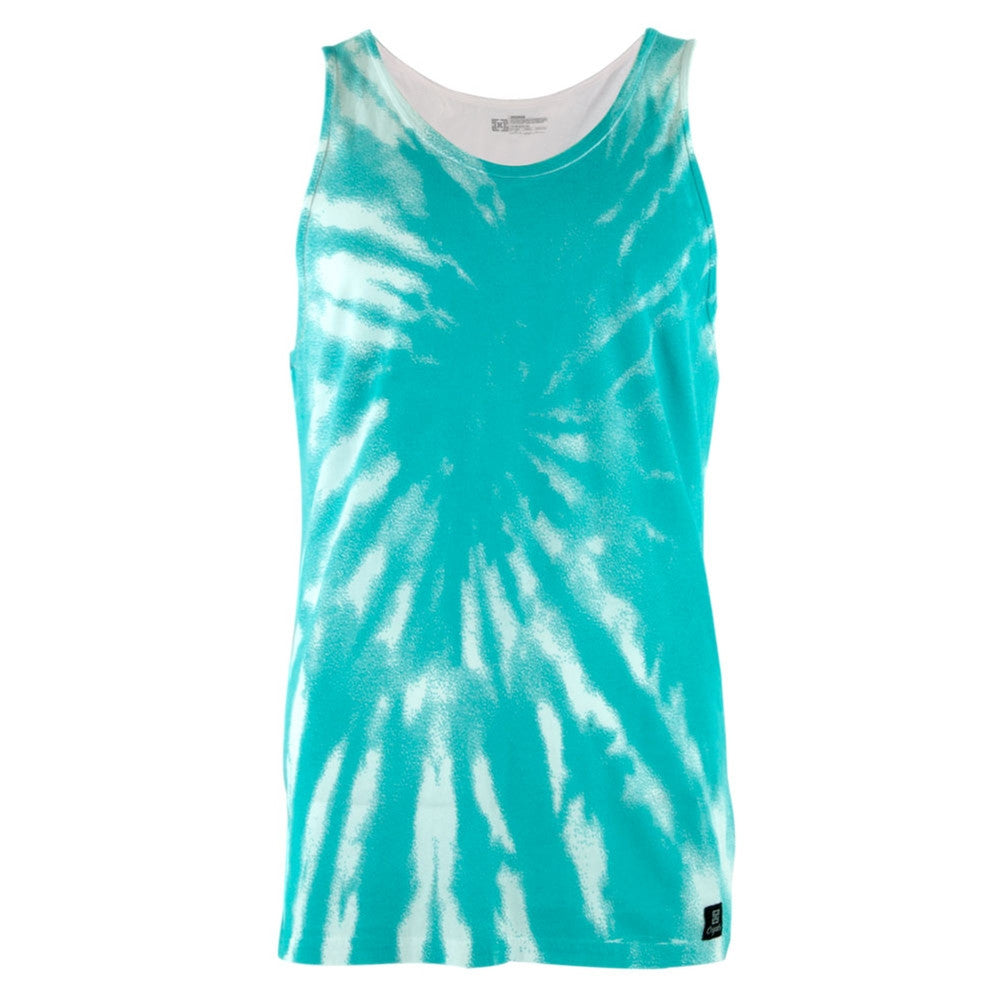 Kr3w - Teal Overdye Adult Tank Top Men's Tank Tops Kr3w   