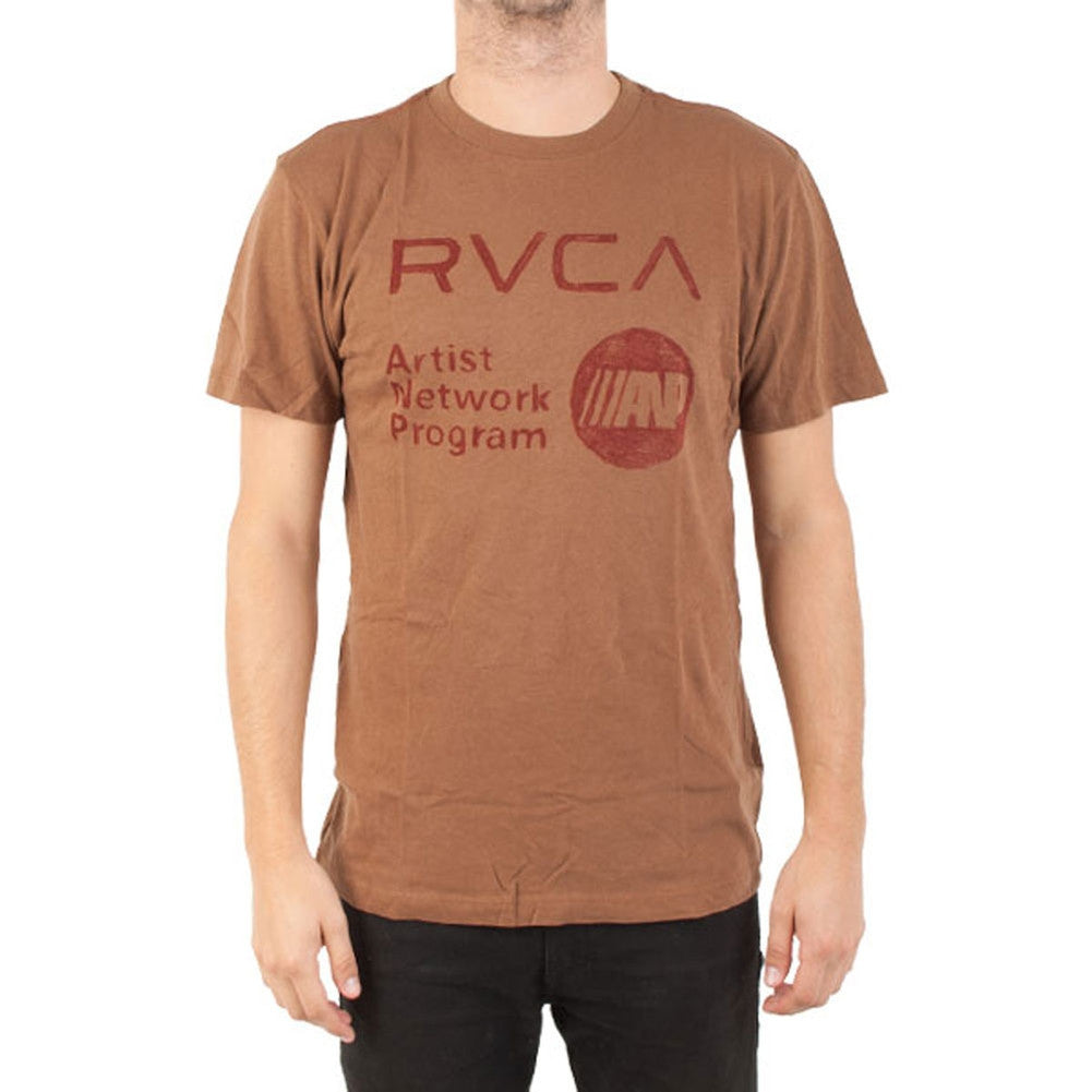 RVCA - Hand Drawn ANP Suede T-Shirt Men's T-Shirts RVCA   