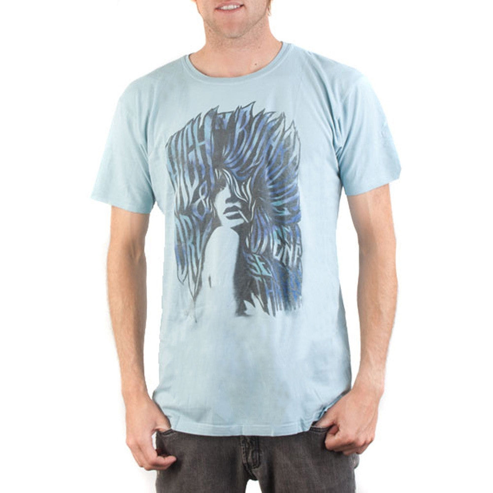 Billabong - High & Dry Overcast Adult T-Shirt Men's T-Shirts Billabong SM Light Blue 