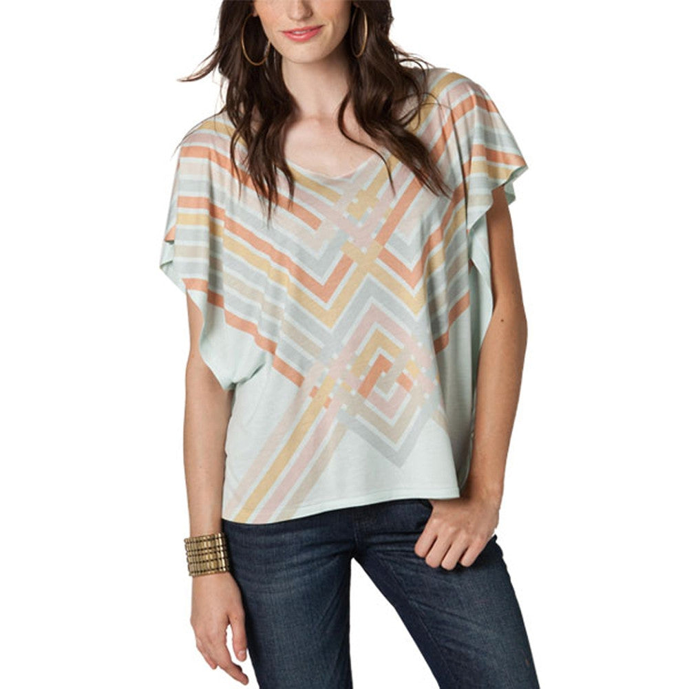 O'Neill - Geometric Grey Women's Dolman Women's T-Shirts O'Neill   