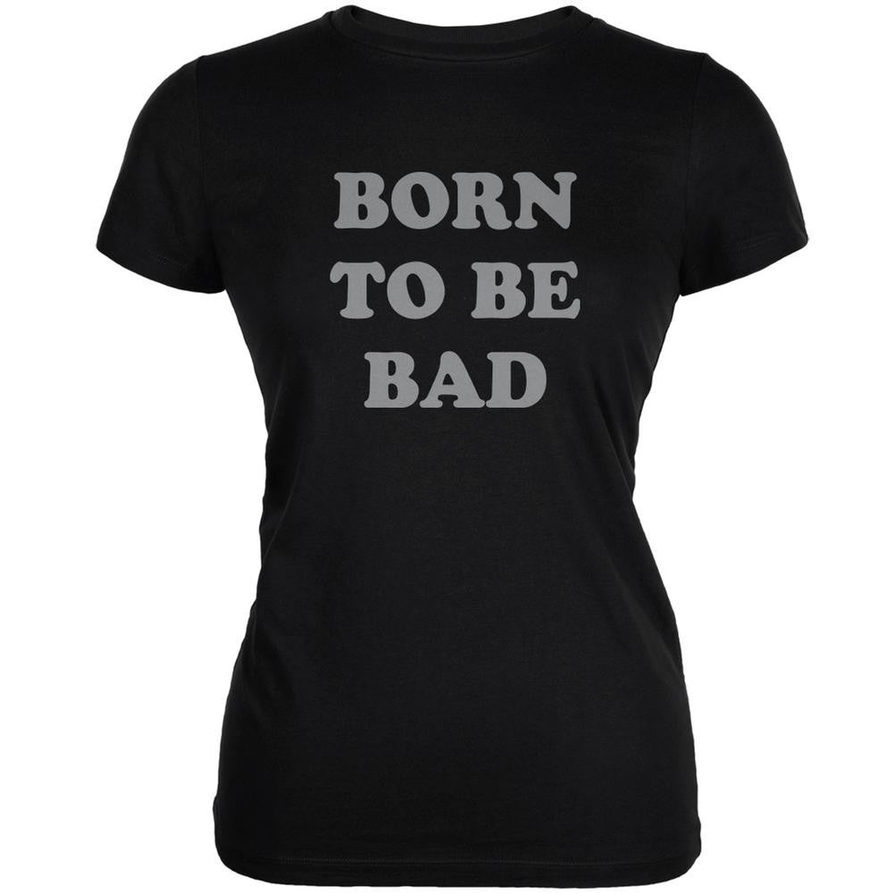 Born To Be Bad Inspired By Joan Jett Black Juniors Soft T-Shirt Juniors T-Shirts Old Glory 2XL Black 