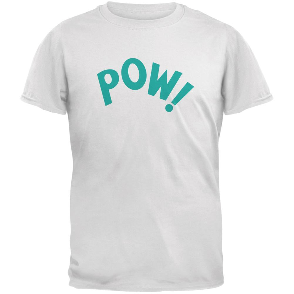 POW Inspired By Keith Moon White Adult T-Shirt Men's T-Shirts Old Glory 2XL White 