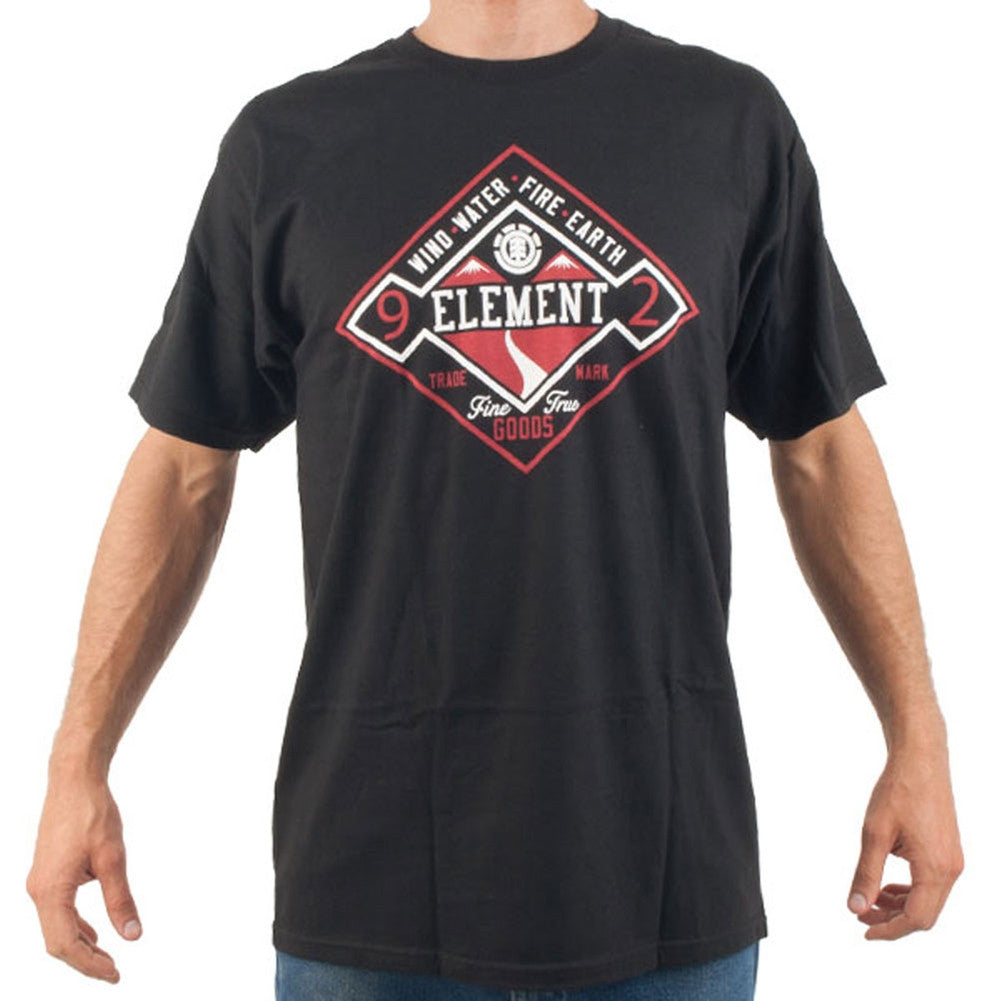 Element - Peaks Adult Soft T-Shirt Men's T-Shirts Element LG Black