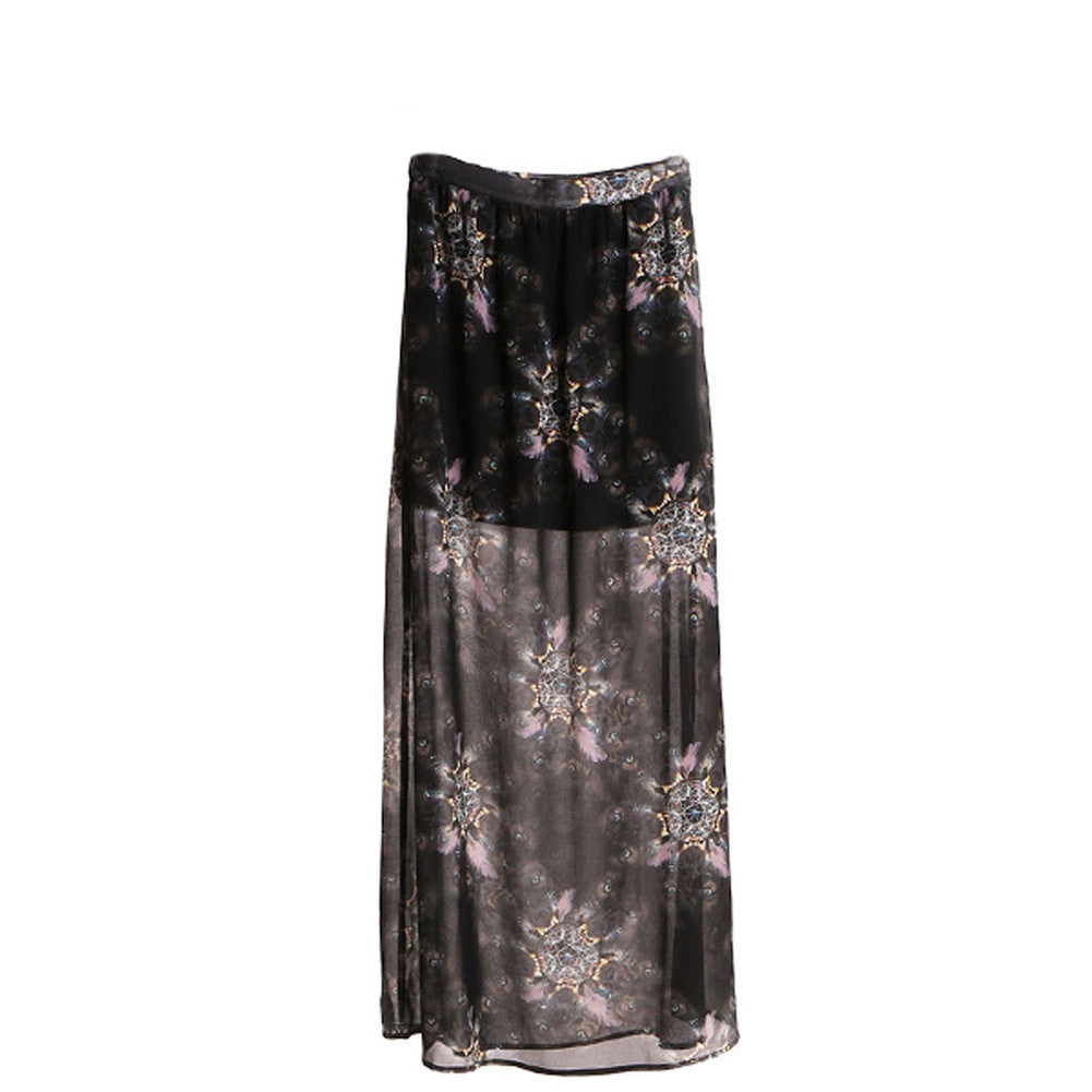 Iron Fist - Nightmare Catcher Juniors Maxi Skirt Women's Skirts Iron Fist Clothing   