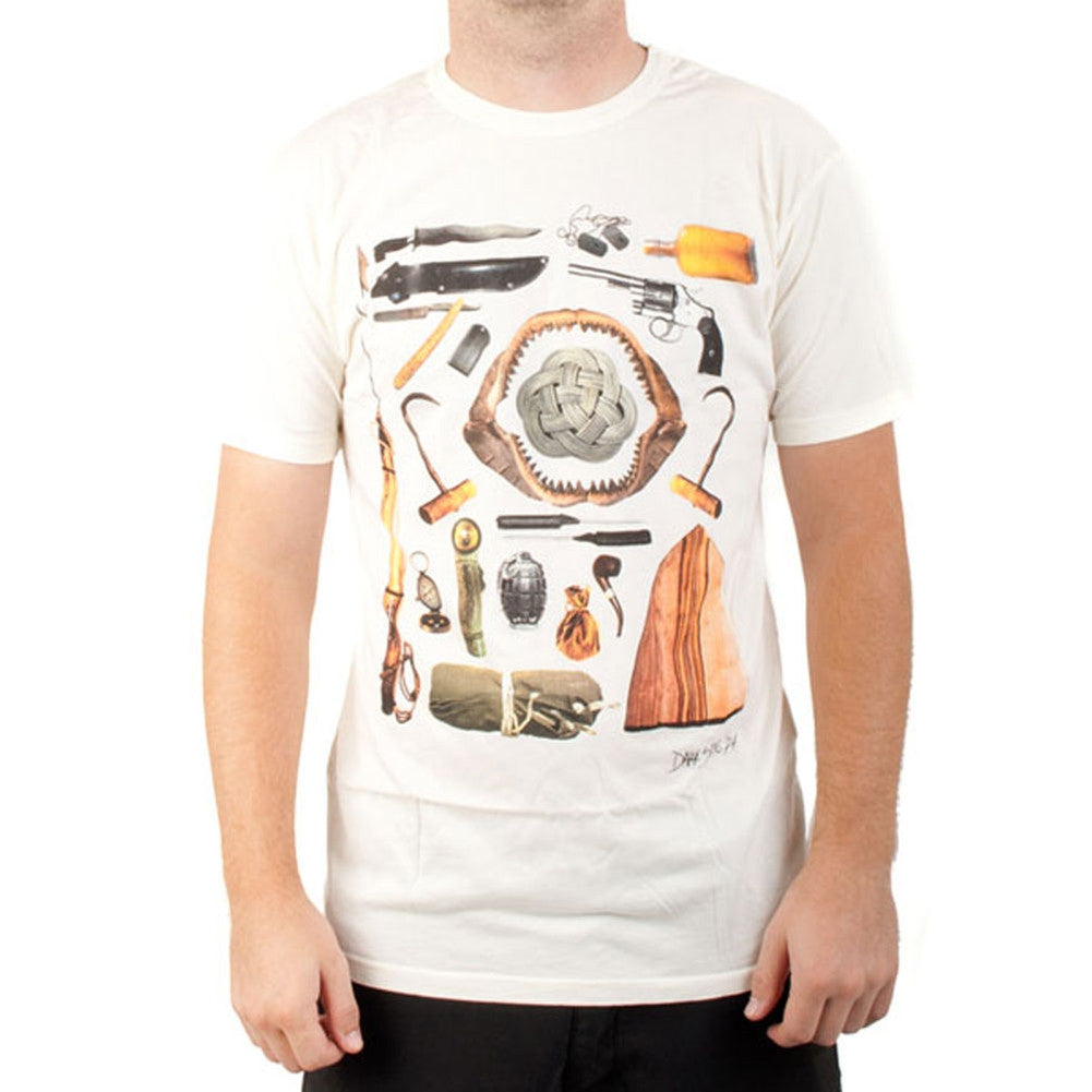 Dark Seas - Quiver Scour T-Shirt Men's T-Shirts Dark Seas LG Off-White