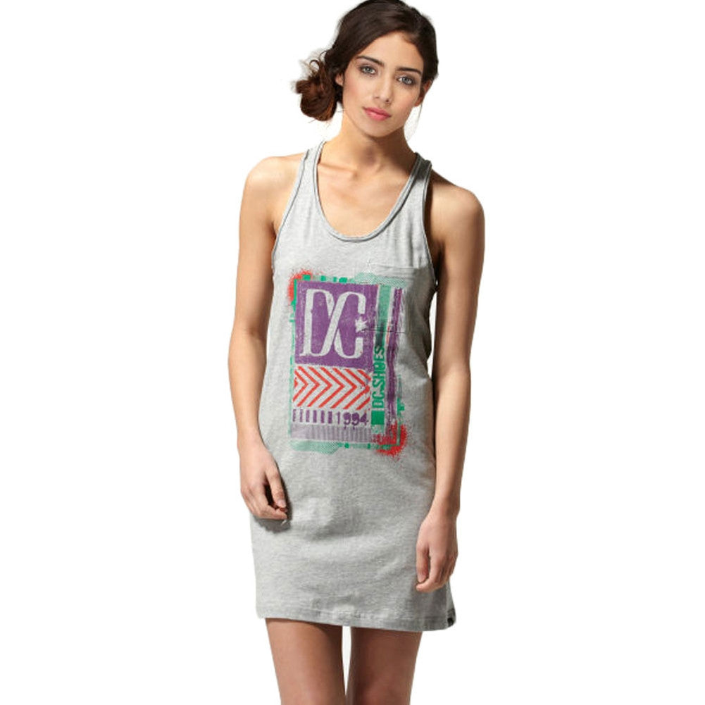 DC Shoes - Light Wave Juniors Tank Dress Juniors Dresses DC Shoes LG Grey