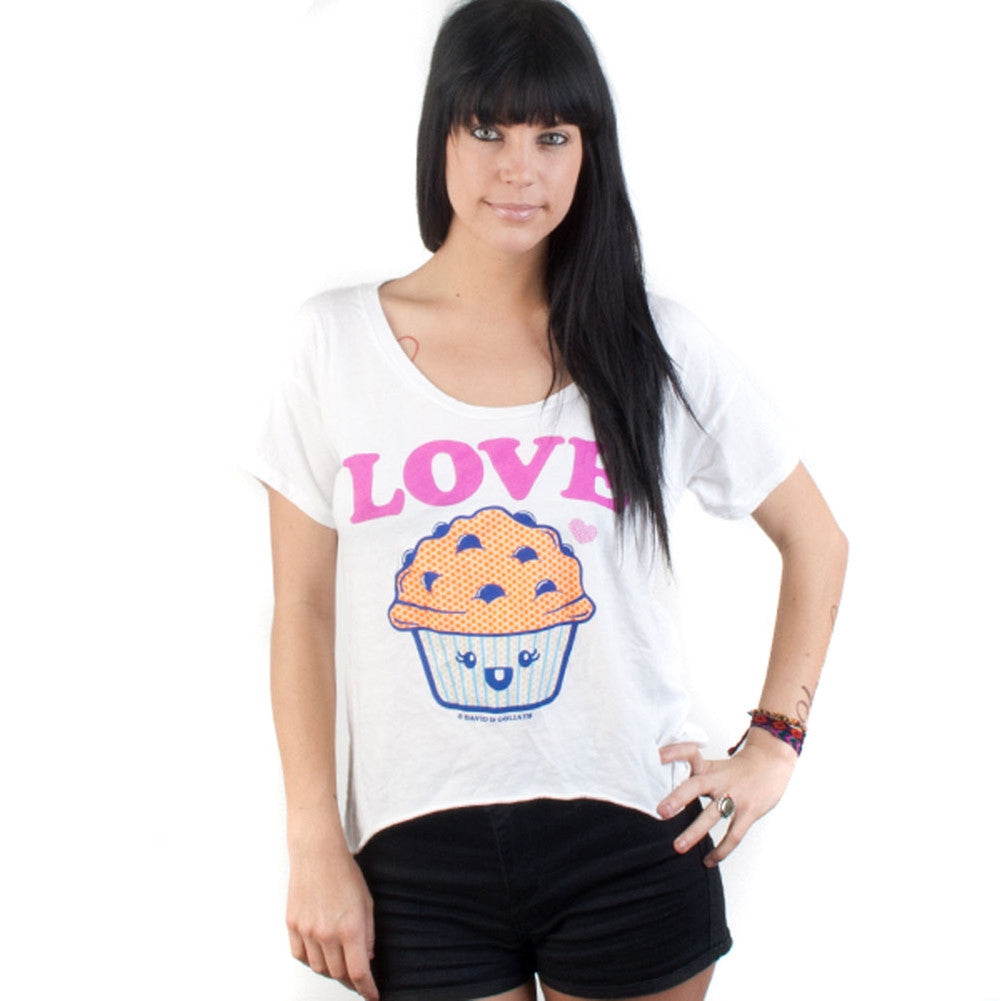 David & Goliath - Love Muffin Juniors T-Shirt Juniors T-Shirts David & Goliath MD White