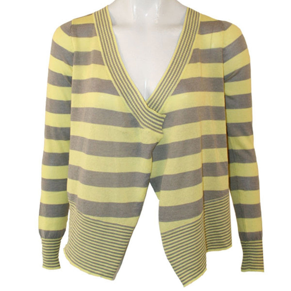 Billabong - On Deck Citrus Yellow Juniors Cardigan Sweater Juniors Sweaters Billabong SM Yellow 