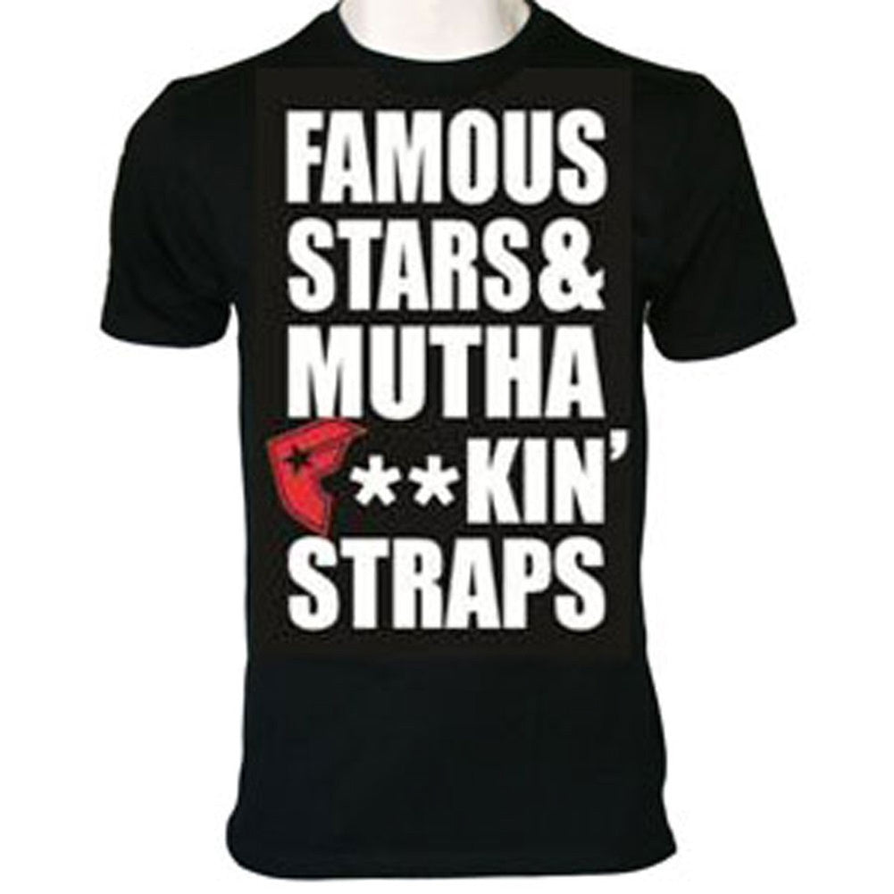 Famous Stars & Straps - F'in Straps Black T-Shirt Men's T-Shirts Famous Stars & Straps LG Black