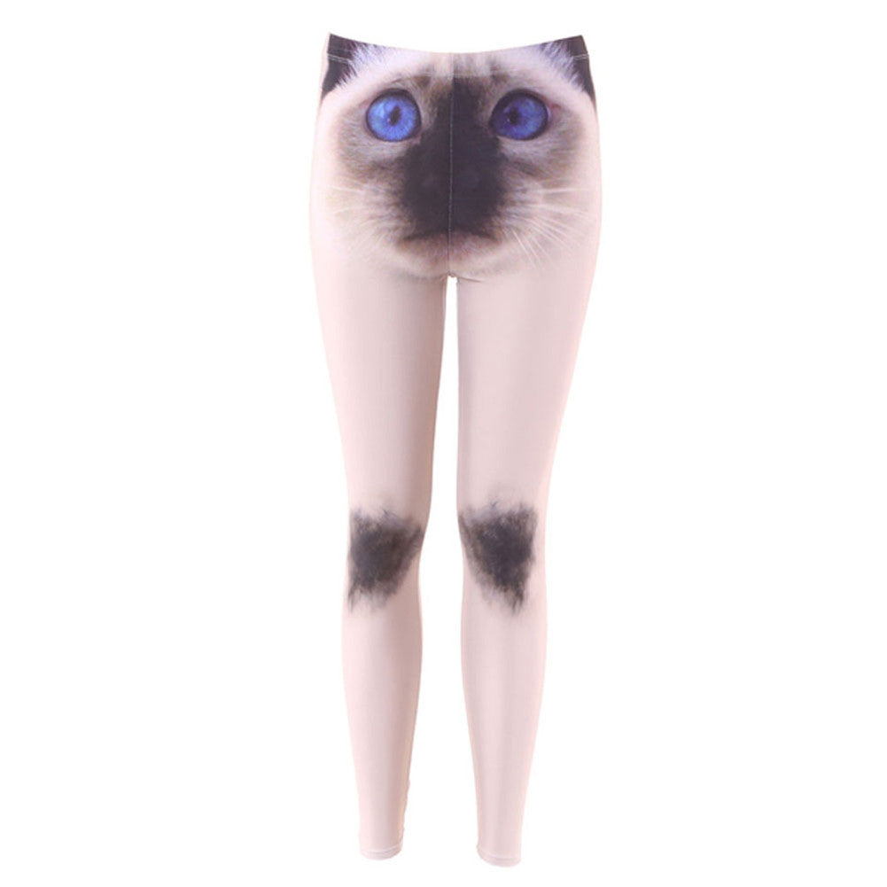 Iron Fist - Siamese Pussy Nude Juniors Leggings Juniors Leggings Iron Fist Clothing   