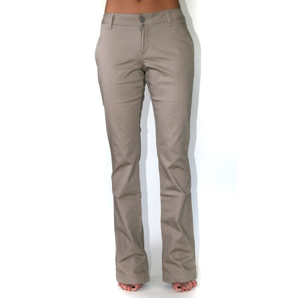 Dickies Girl - 874 Original Low Rider Straight Leg Khaki Pant Juniors Pants Dickies Girl 5 Off-White 