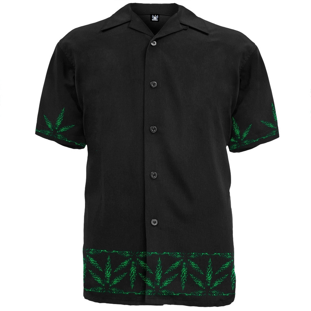 Ganja - Club Shirt Men's Club Shirts Old Glory LG Black 