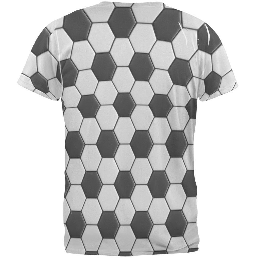 Soccer Ball All Over Adult T-Shirt Men's T-Shirts World Cup   