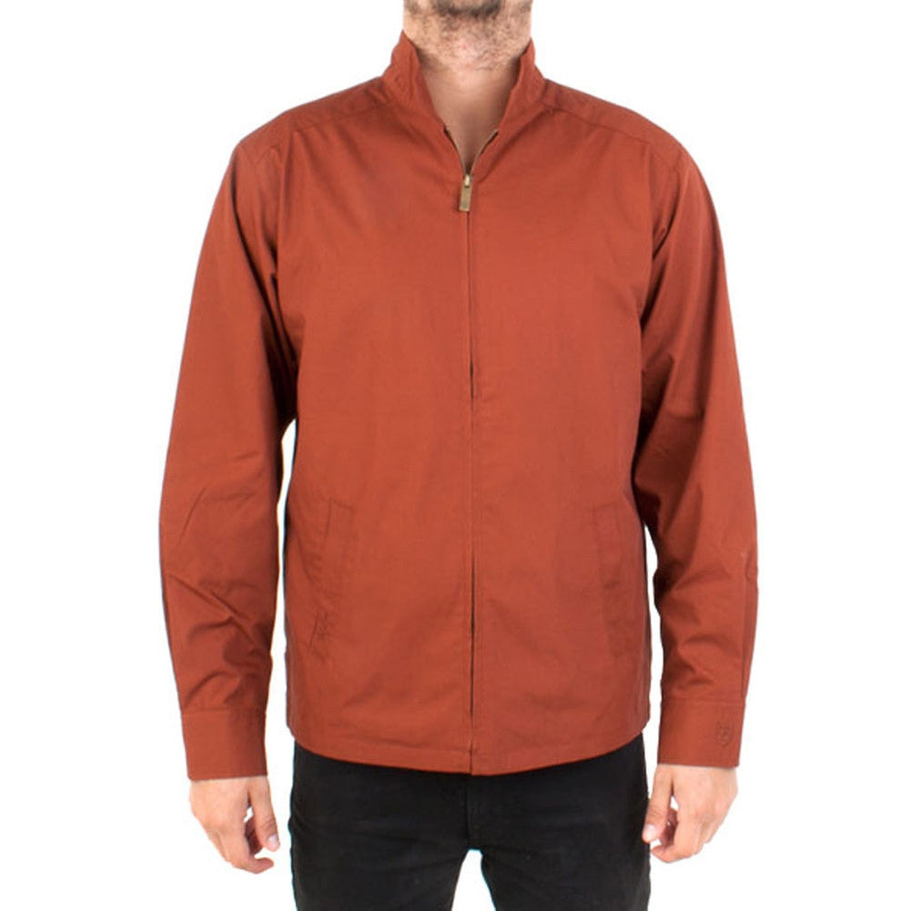 Brixton - Edwin II Rust Adult Jacket Men's Jackets Brixton XL Orange