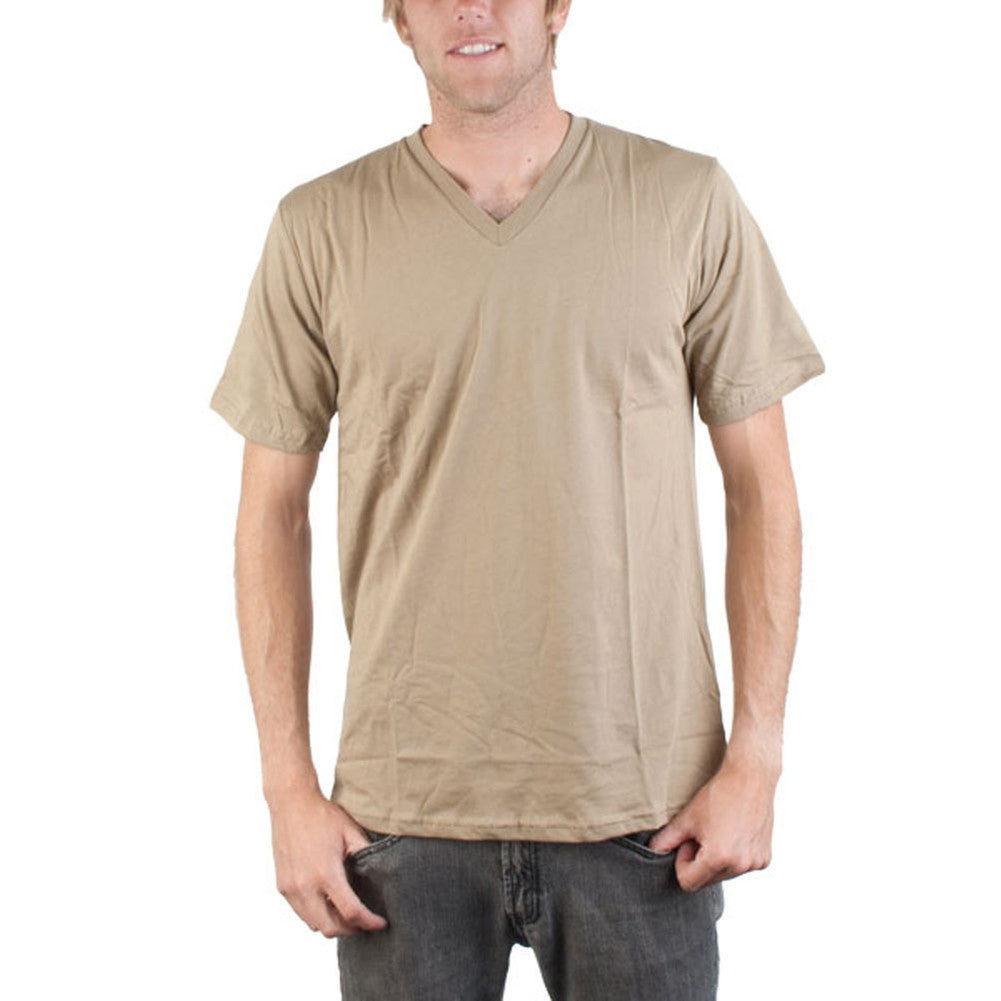 Element - Silverlake Chino Adult V-Neck T-Shirt Men's T-Shirts Element LG Tan