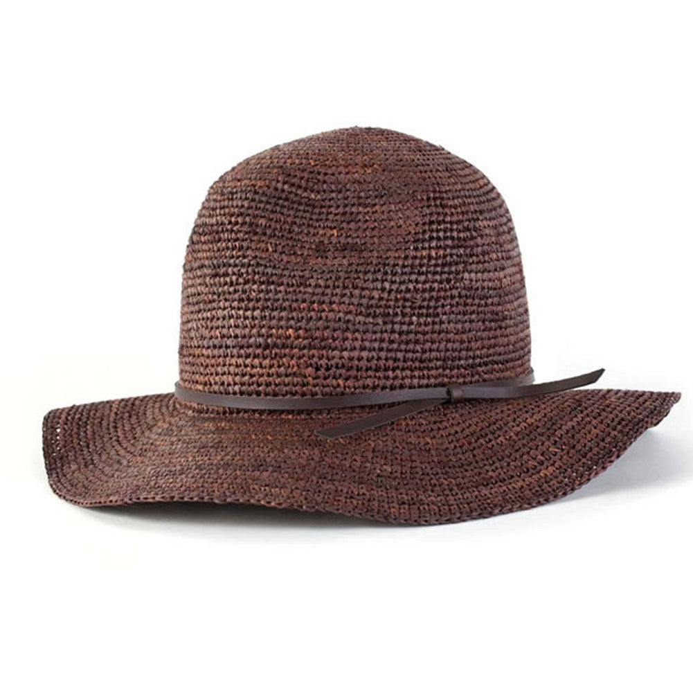 Brixton - Marlowe Brown Women's Straw Hat Women's Hats Brixton SM Brown 