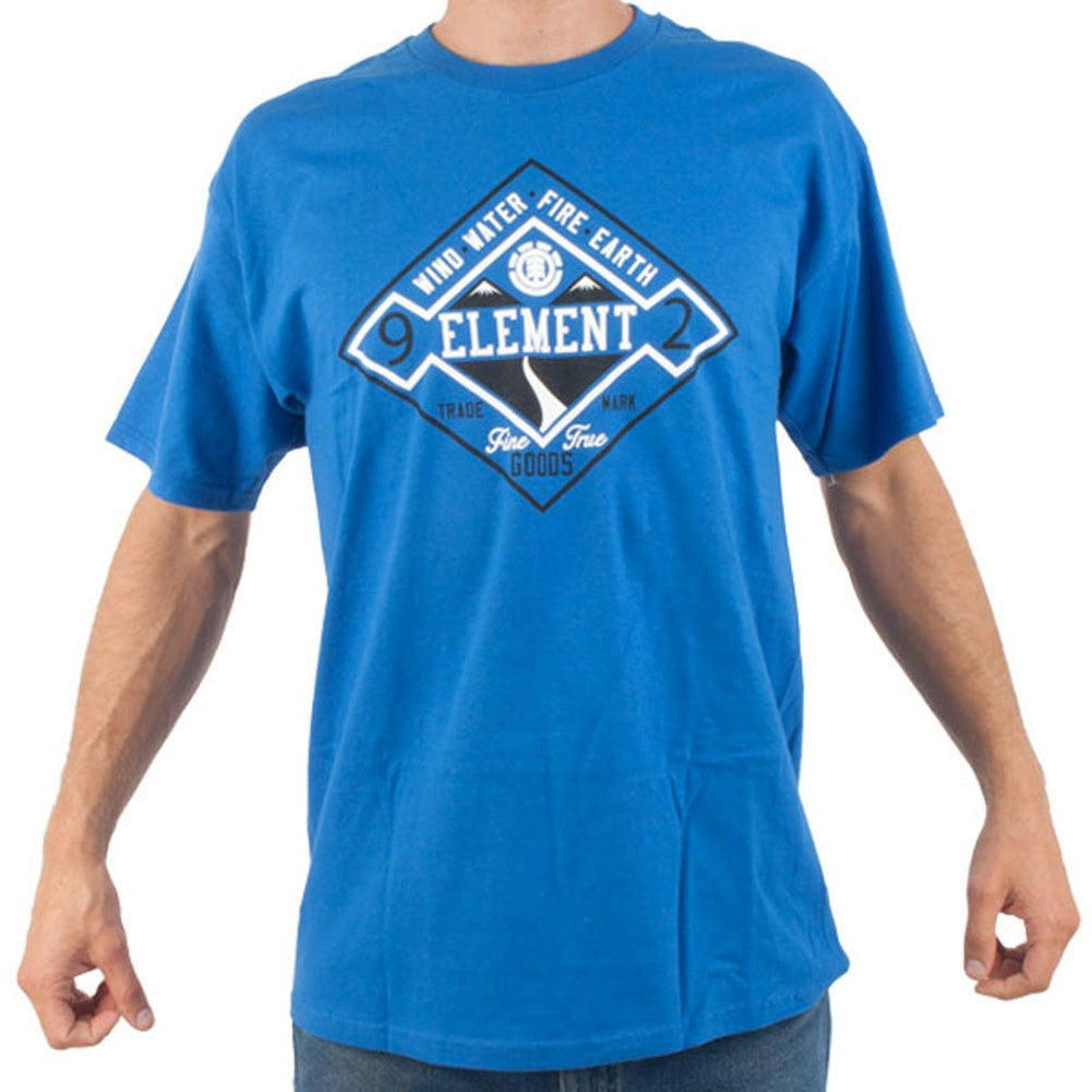 Element - Peaks Royal Blue T-Shirt Men's T-Shirts Element LG Blue