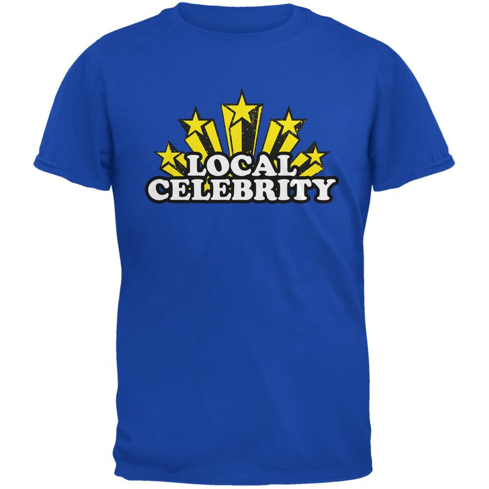 Local Celebrity Royal Adult T-Shirt Men's T-Shirts Old Glory 2XL Blue 