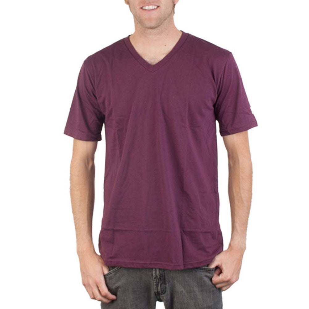 Element - Silverlake Knit V-Neck Men's T-Shirts Element LG Maroon