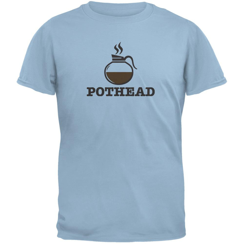 Pothead Light Blue Adult T-Shirt Men's T-Shirts Old Glory 2XL Blue 