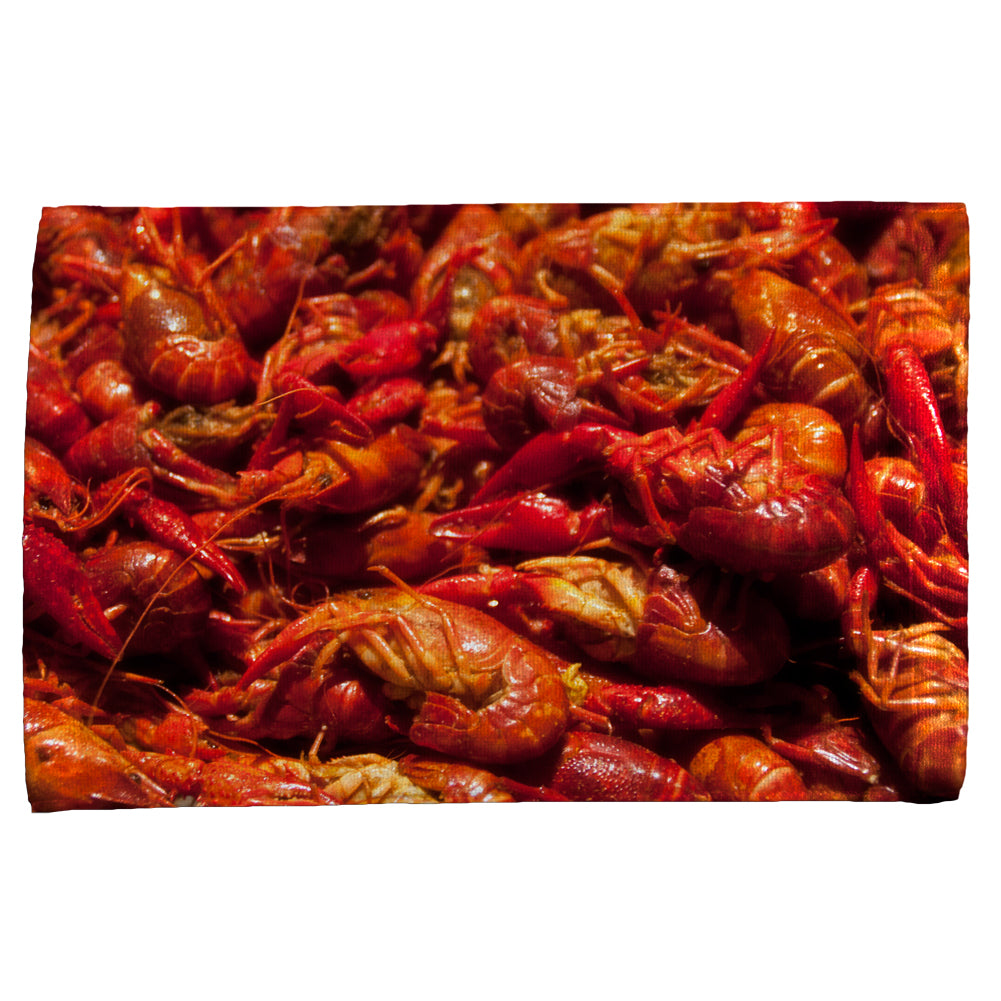 Louisiana Cajun Crawfish Boil All Over Hand Towel Hand Towel Old Glory OS Multi 