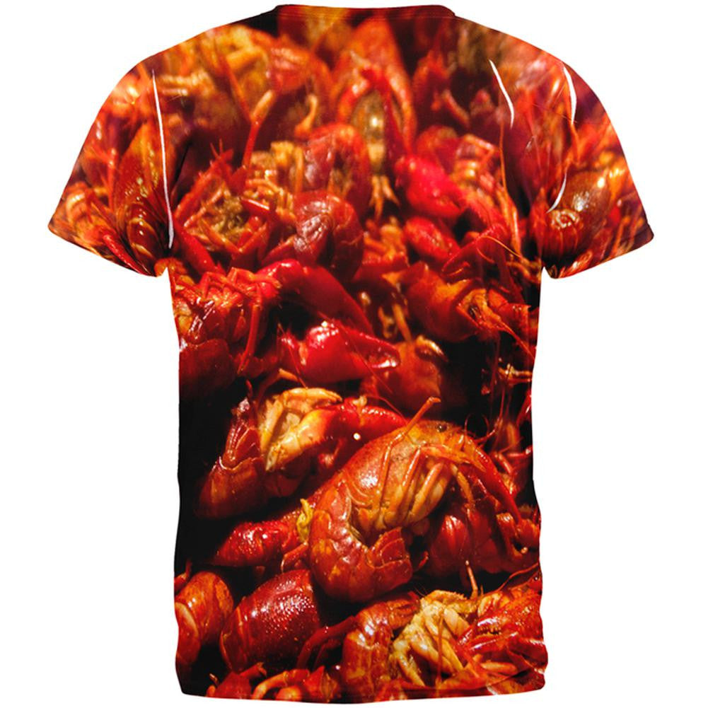 Louisiana Cajun Crawfish Boil All Over Adult T-Shirt Men's T-Shirts Old Glory   