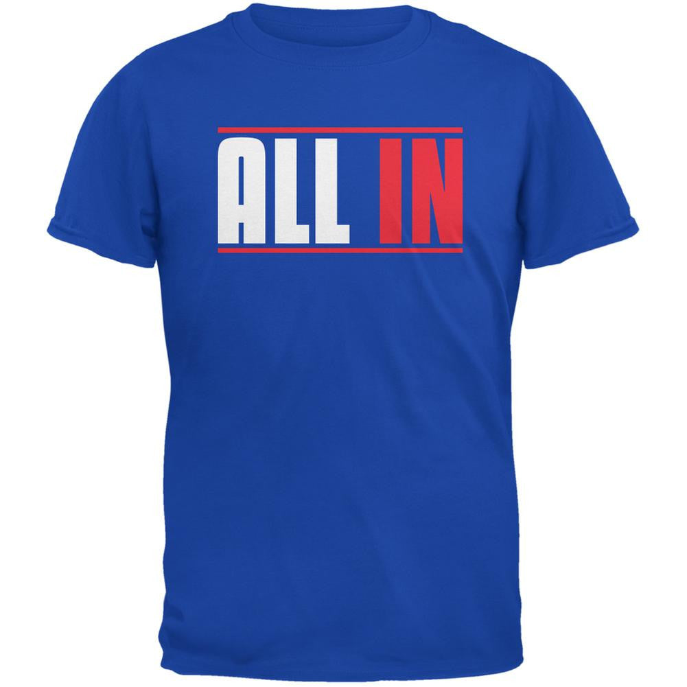 All In Royal Adult T-Shirt Men's T-Shirts Old Glory 2XL Blue 