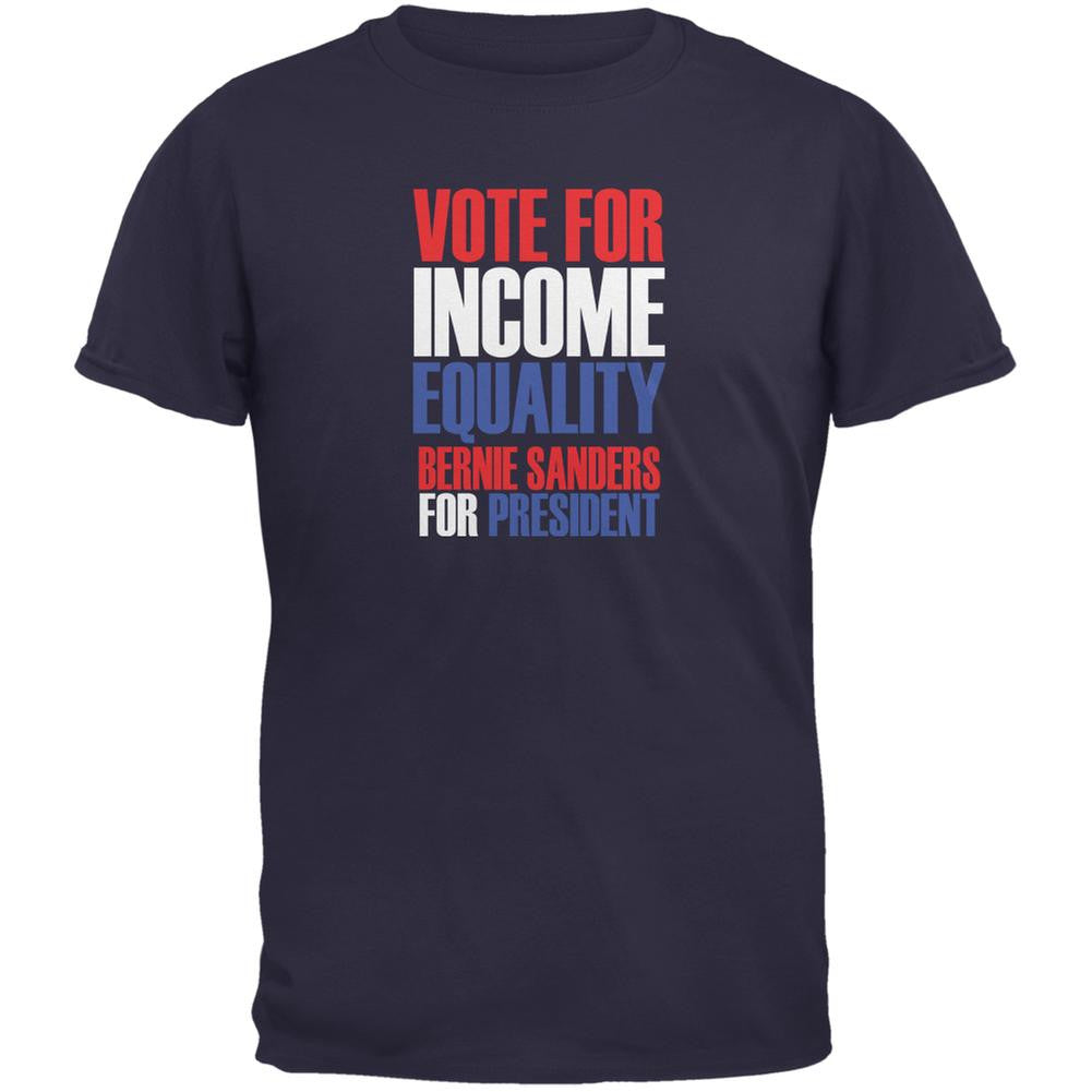 Bernie Sanders Income Equality 2016 Navy Youth T-Shirt Youth T-Shirts Old Glory LG Blue 