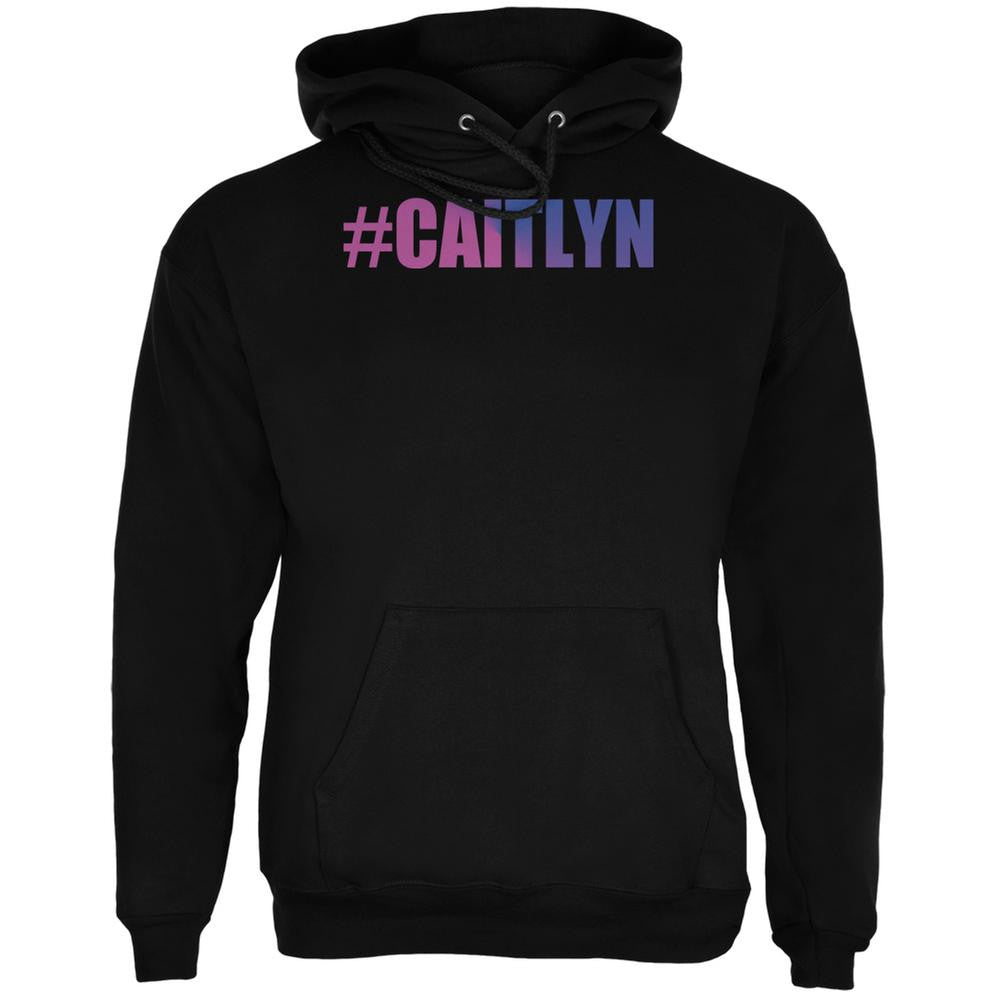 #Caitlyn LGBT Black Adult Hoodie Men's Hoodies Old Glory SM Black 