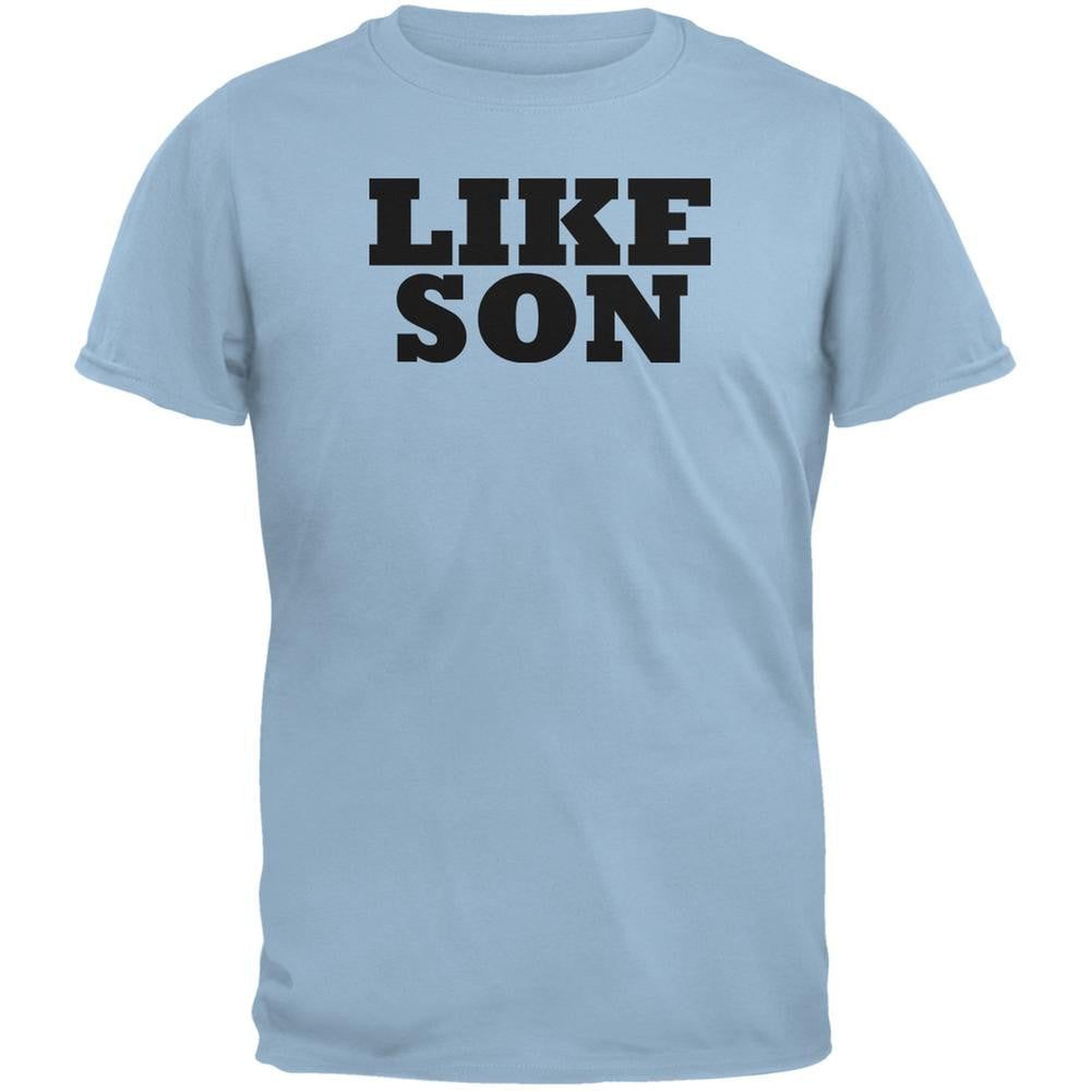 Like Son Buddy Shirt Light Blue Adult T-Shirt Men's T-Shirts Old Glory 2XL Blue 