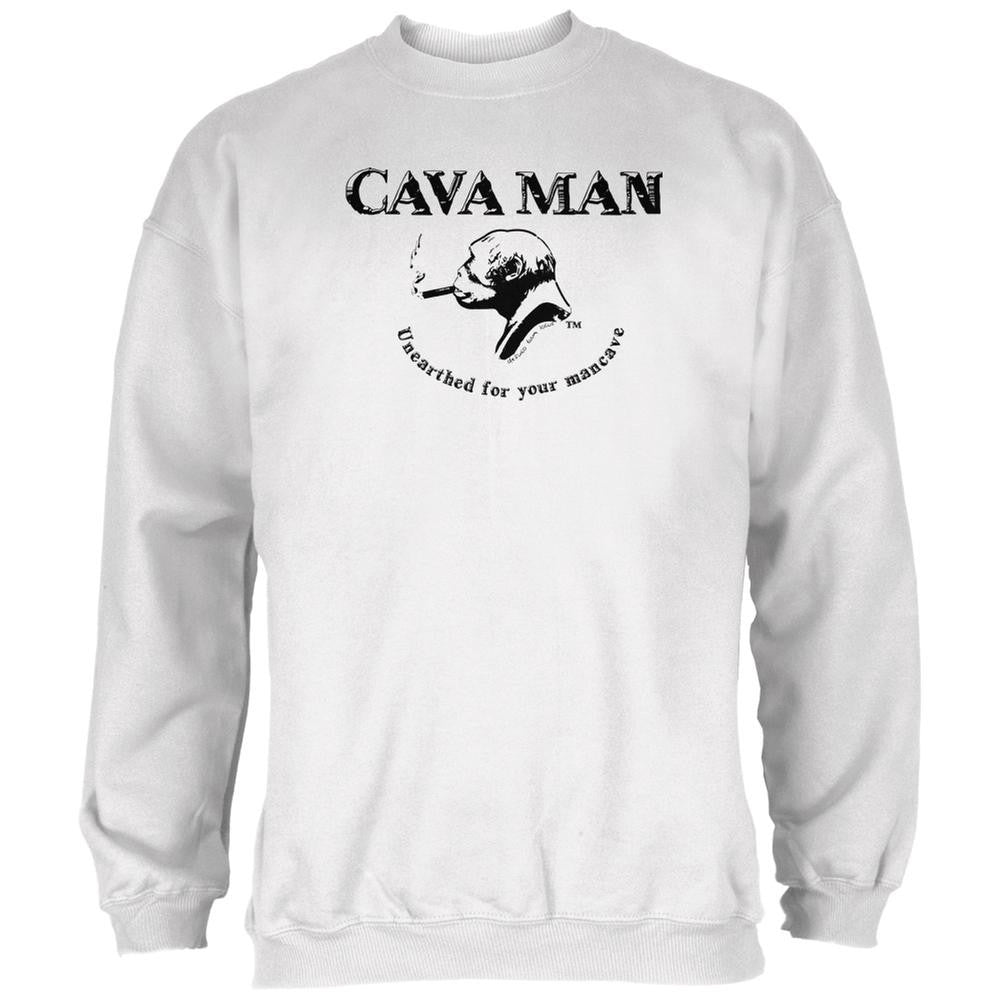 Cava Man White Adult Sweatshirt Men's Sweatshirts Old Glory 2XL White 