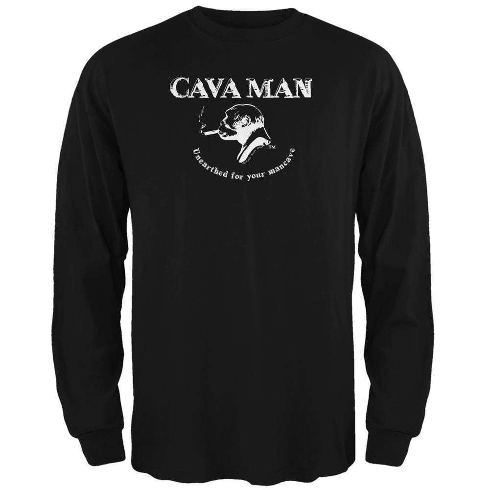 Cava Man Black Adult Long Sleeve T-Shirt Men's Long Sleeves Old Glory 2XL Black 