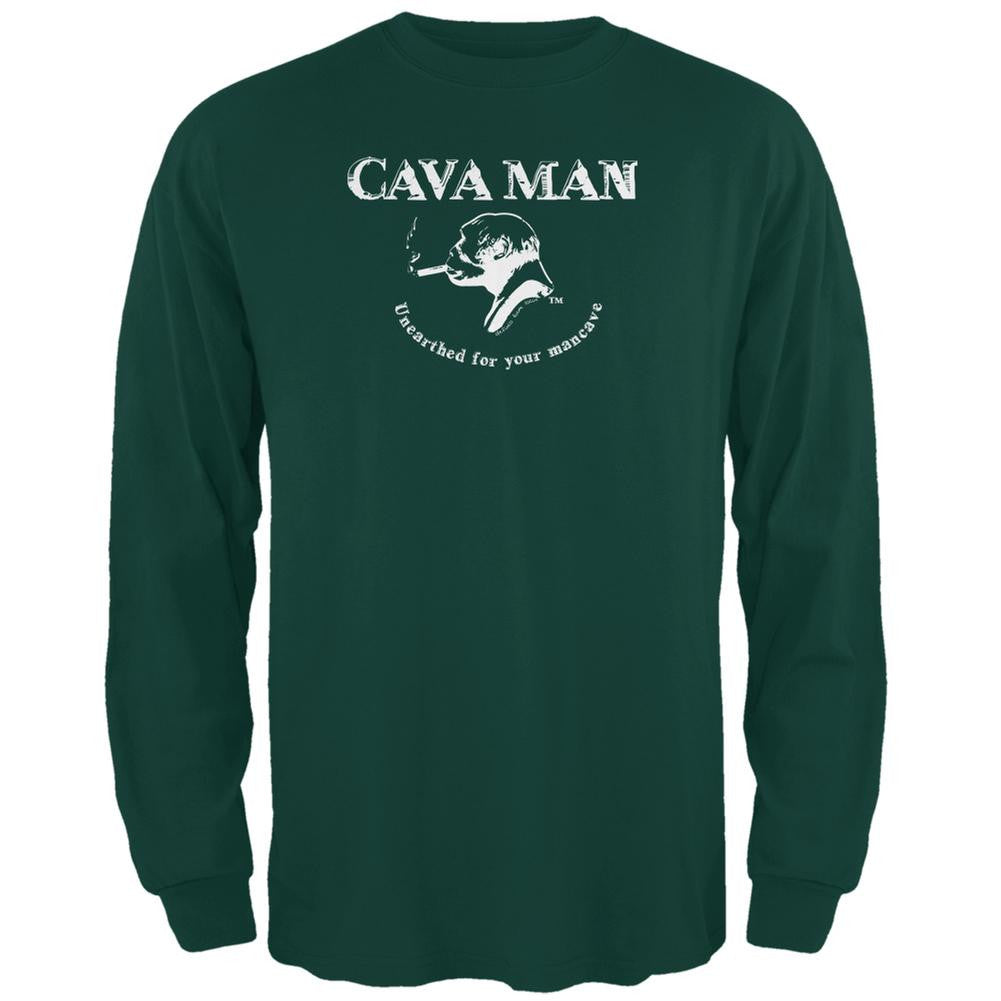 Cava Man Forest Green Adult Long Sleeve T-Shirt Men's Long Sleeves Old Glory 2XL Green 