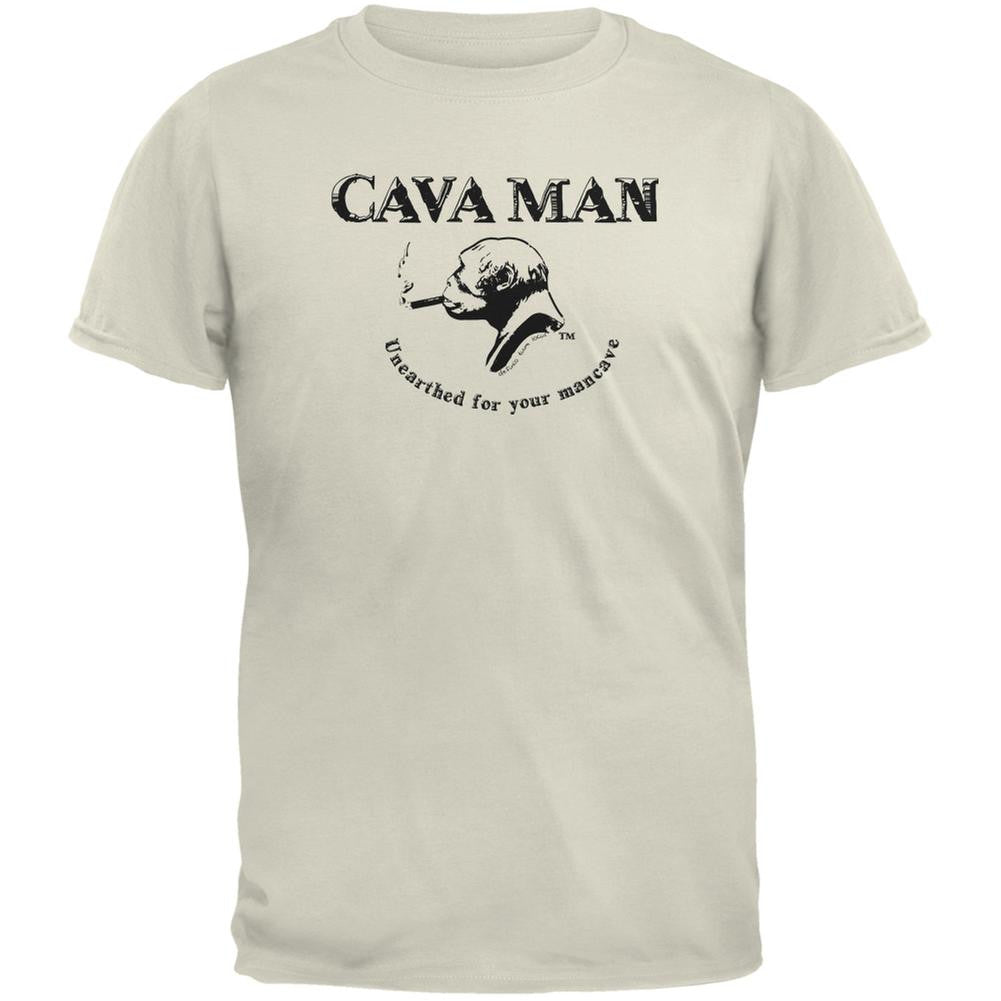 Cava Man Natural Adult T-Shirt Men's T-Shirts Old Glory 2XL Beige 