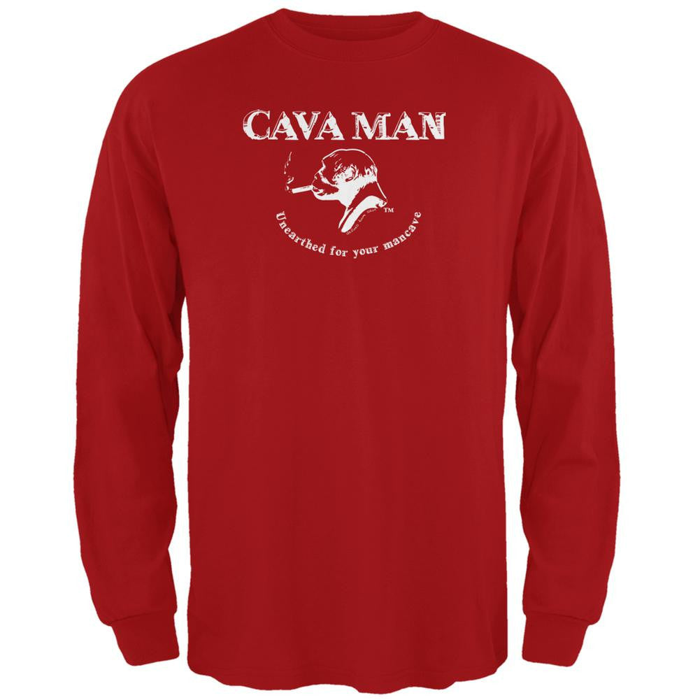 Cava Man Red Adult Long Sleeve T-Shirt Men's Long Sleeves Old Glory 2XL Red 